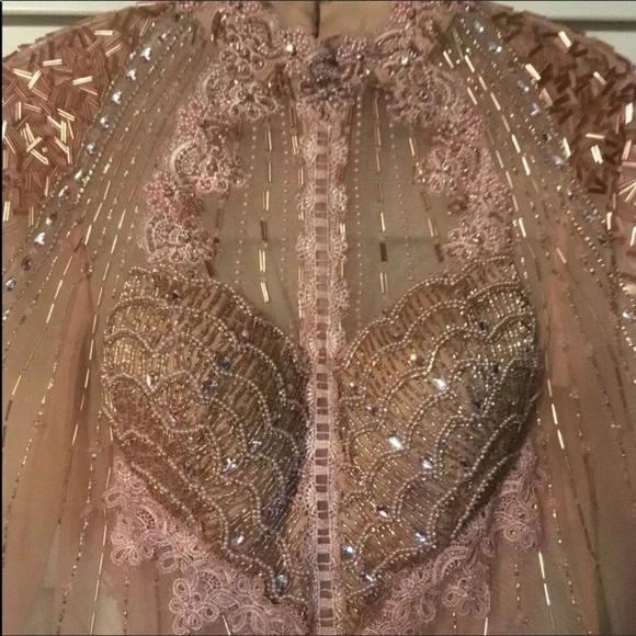 Terani couture PRETTY mock mermaid dress.Size 6.